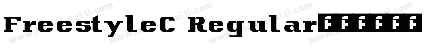 FreestyleC Regular字体转换